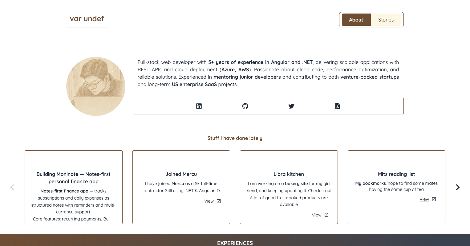 Varundef.com — Personal blog & portfolio